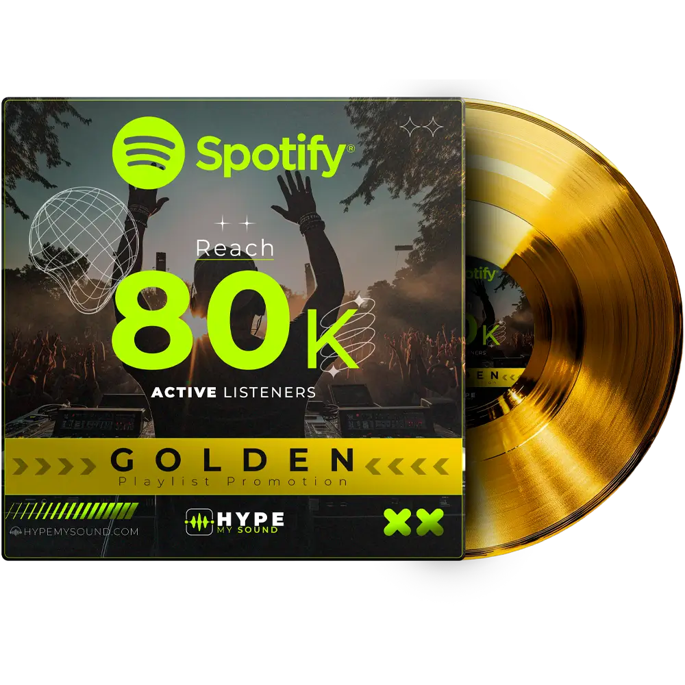 Spotify Playlist Golden – Reach 80k+ Active Listeners