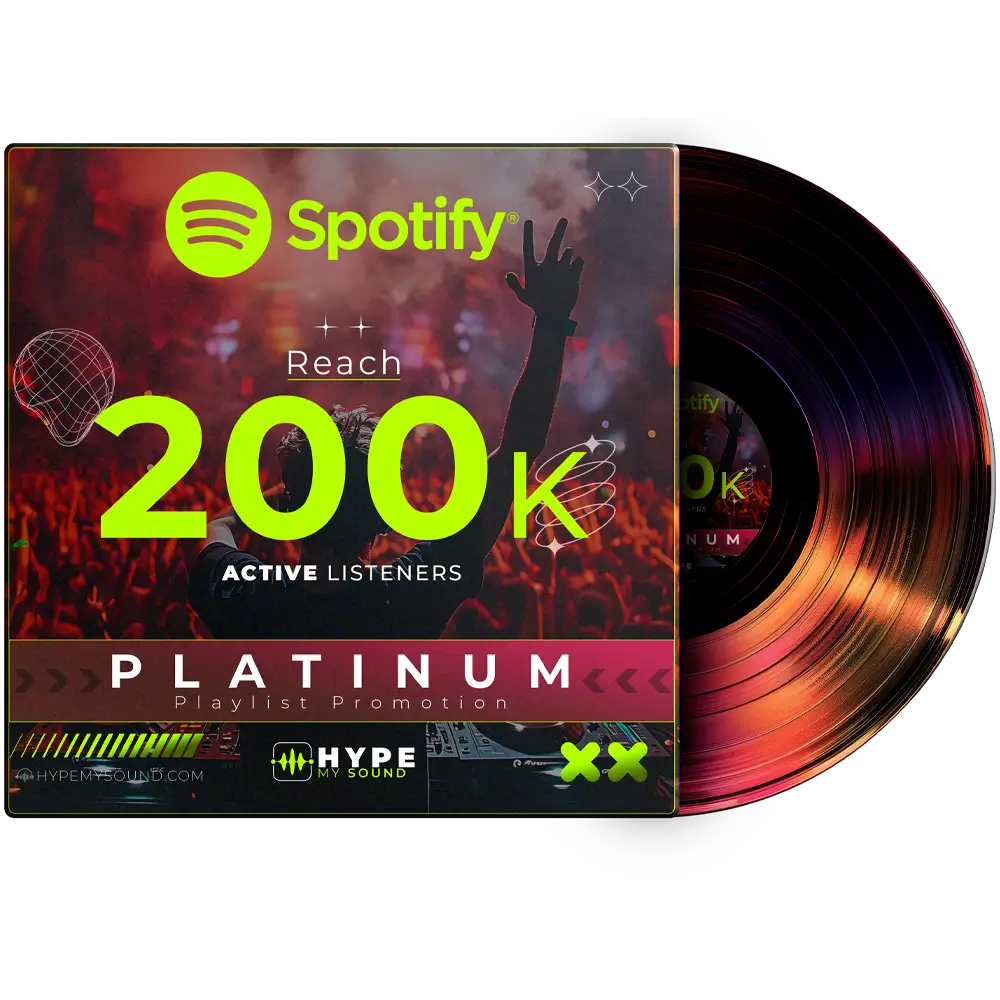 Spotify Playlist Platinum – Reach 200k+ Active Listeners
