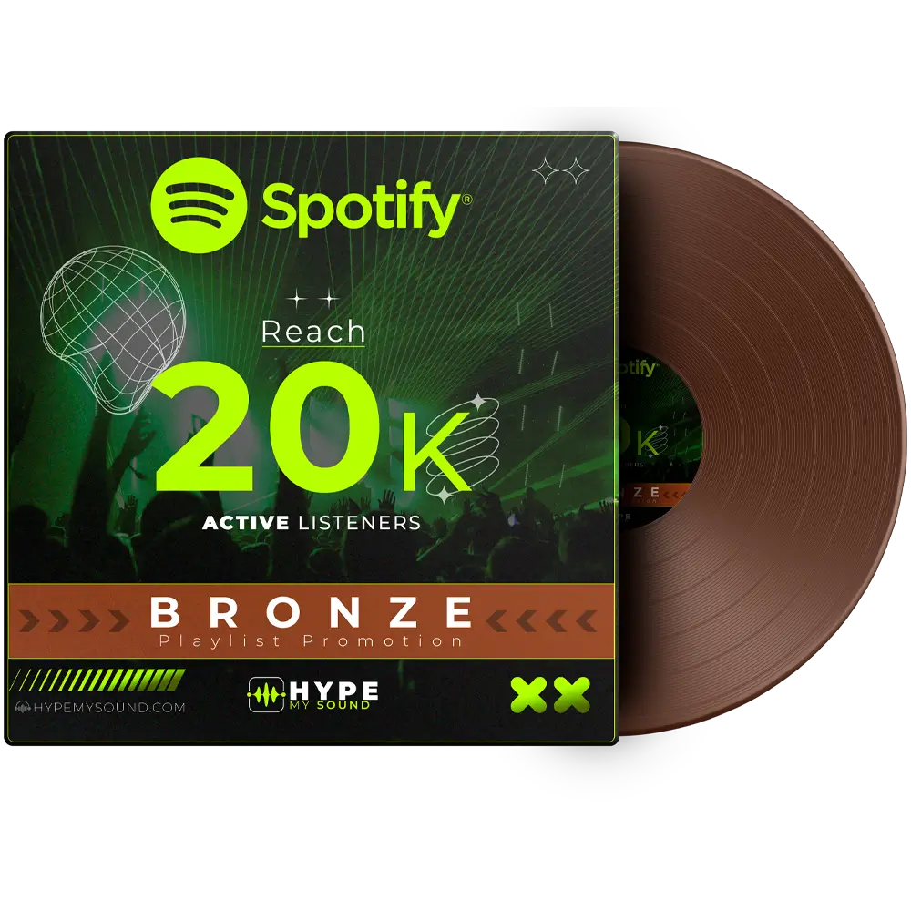 Spotify Playlist Bronze – Reach 20k+ Active Listeners